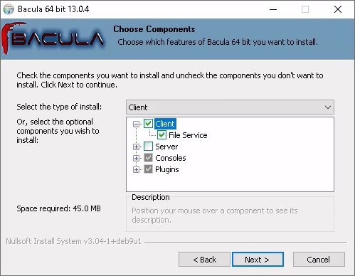 Install Setup Components